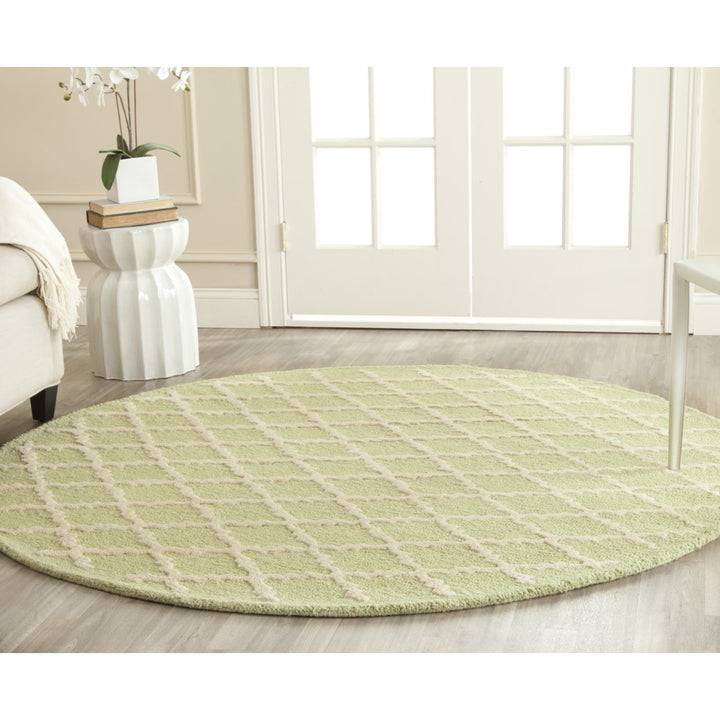 SAFAVIEH Cambridge CAM137B Light Green / Ivory Rug Image 2