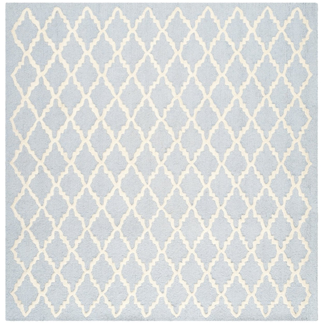 SAFAVIEH Cambridge CAM137A Light Blue / Ivory Rug Image 6