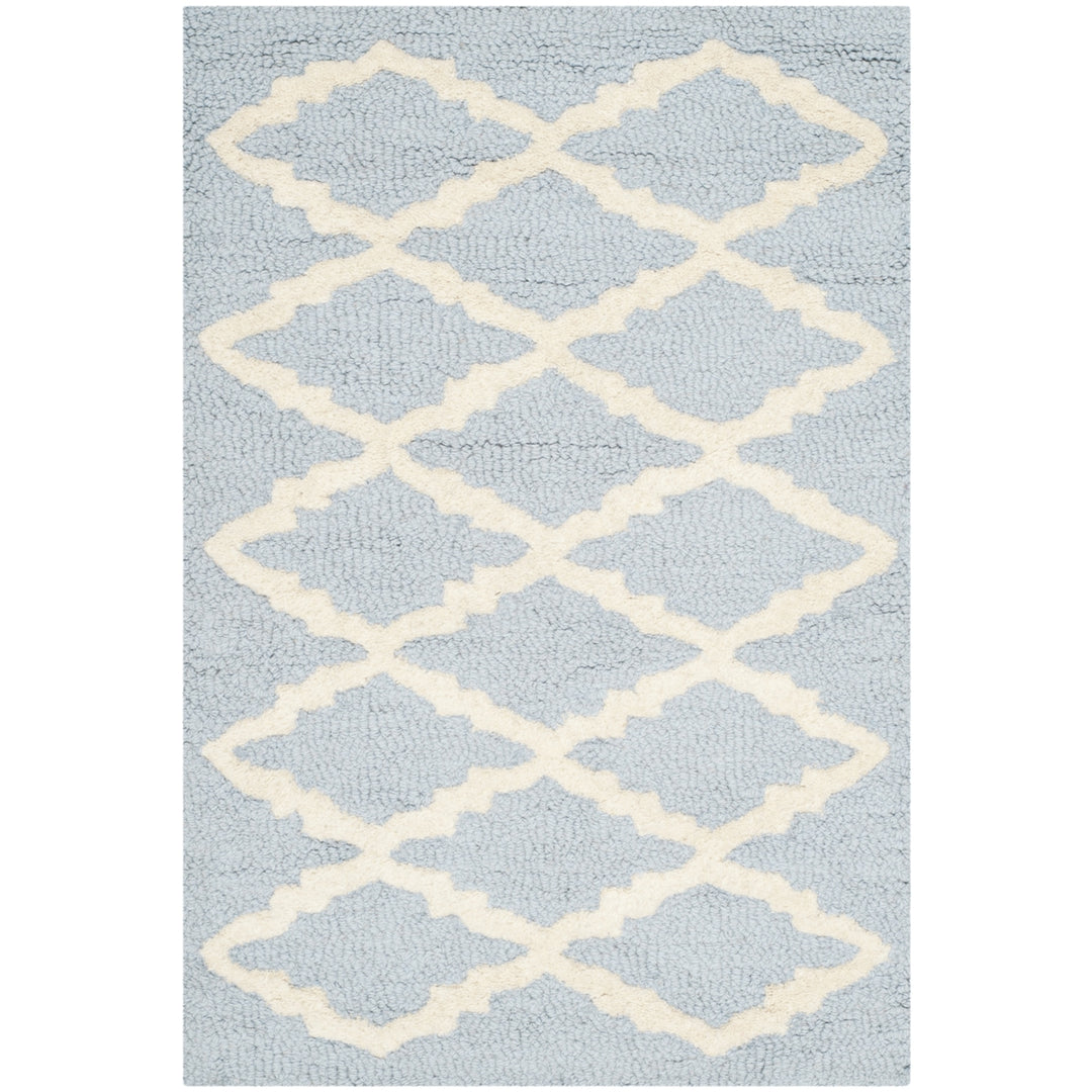 SAFAVIEH Cambridge CAM137A Light Blue / Ivory Rug Image 1