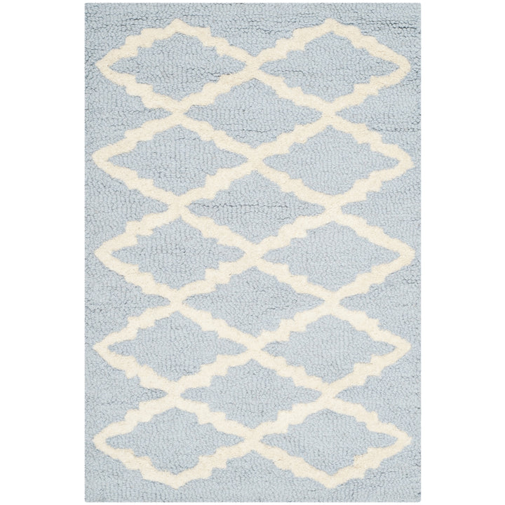 SAFAVIEH Cambridge CAM137A Light Blue / Ivory Rug Image 1