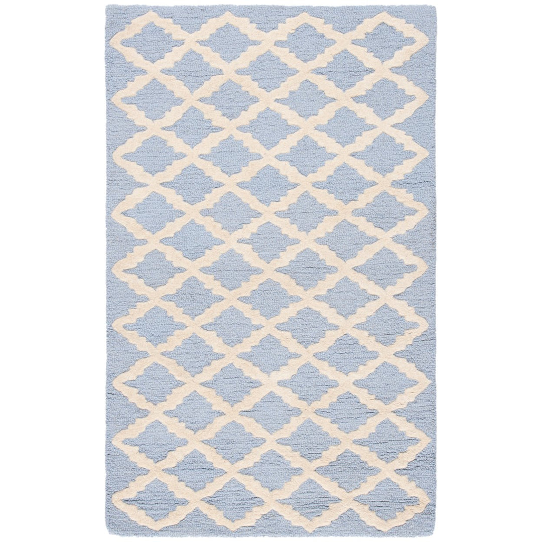 SAFAVIEH Cambridge CAM137A Light Blue / Ivory Rug Image 9