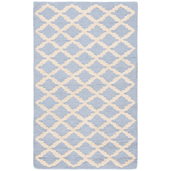 SAFAVIEH Cambridge CAM137A Light Blue / Ivory Rug Image 9