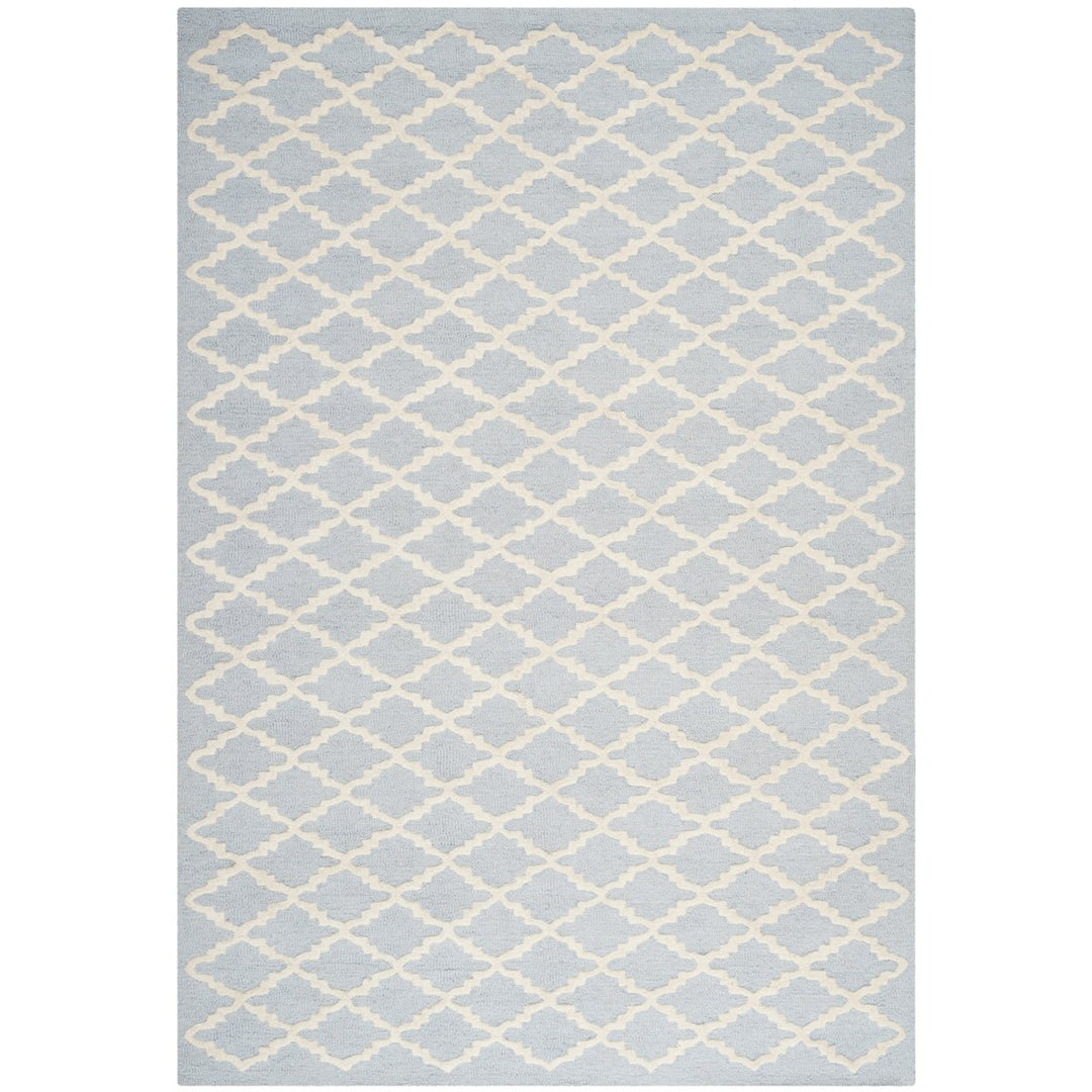 SAFAVIEH Cambridge CAM137A Light Blue / Ivory Rug Image 10