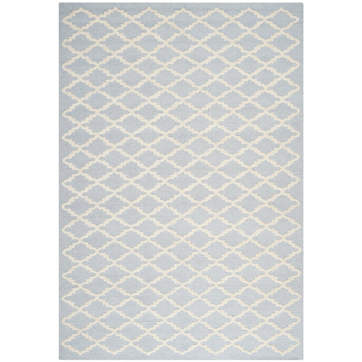 SAFAVIEH Cambridge CAM137A Light Blue / Ivory Rug Image 10