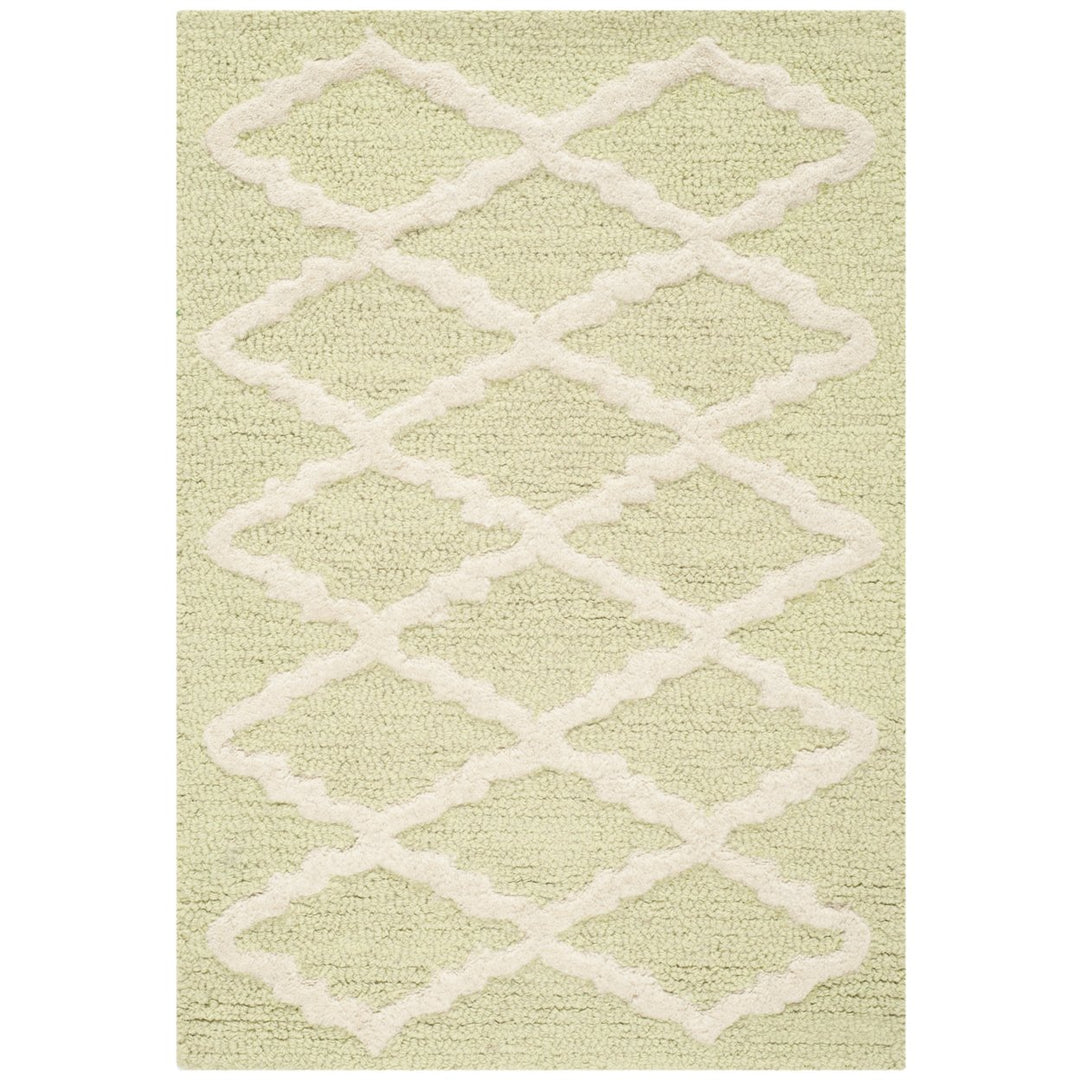 SAFAVIEH Cambridge CAM137B Light Green / Ivory Rug Image 8