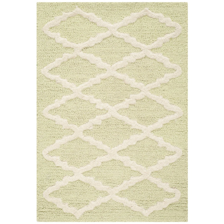 SAFAVIEH Cambridge CAM137B Light Green / Ivory Rug Image 8