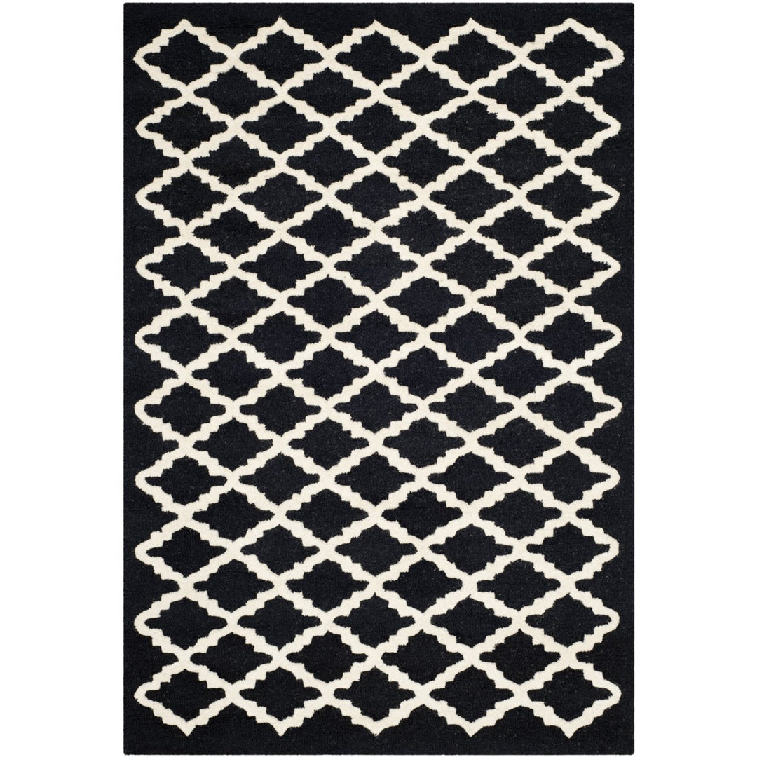 SAFAVIEH Cambridge CAM137E Handmade Black / Ivory Rug Image 9