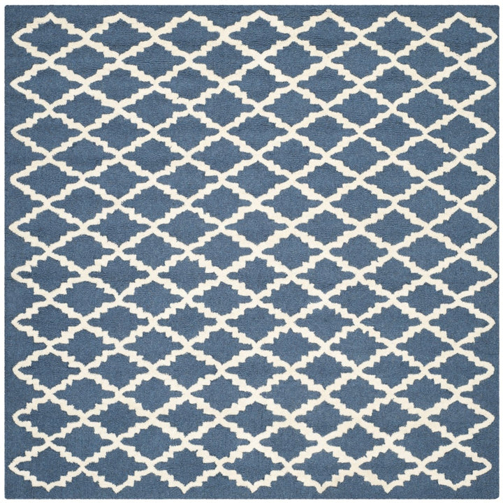 SAFAVIEH Cambridge CAM137G Handmade Navy / Ivory Rug Image 6