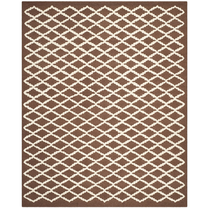 SAFAVIEH Cambridge CAM137H Dark Brown / Ivory Rug Image 1