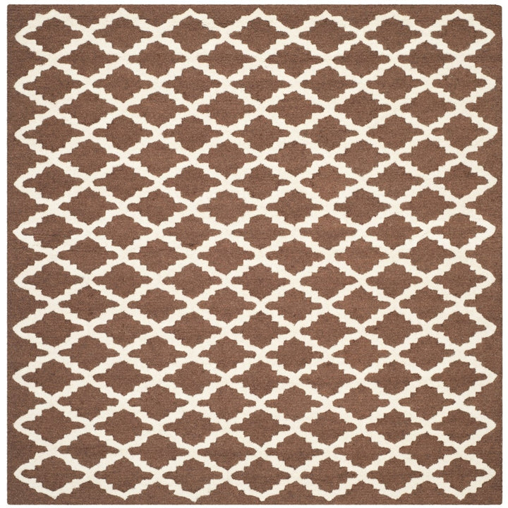 SAFAVIEH Cambridge CAM137H Dark Brown / Ivory Rug Image 6