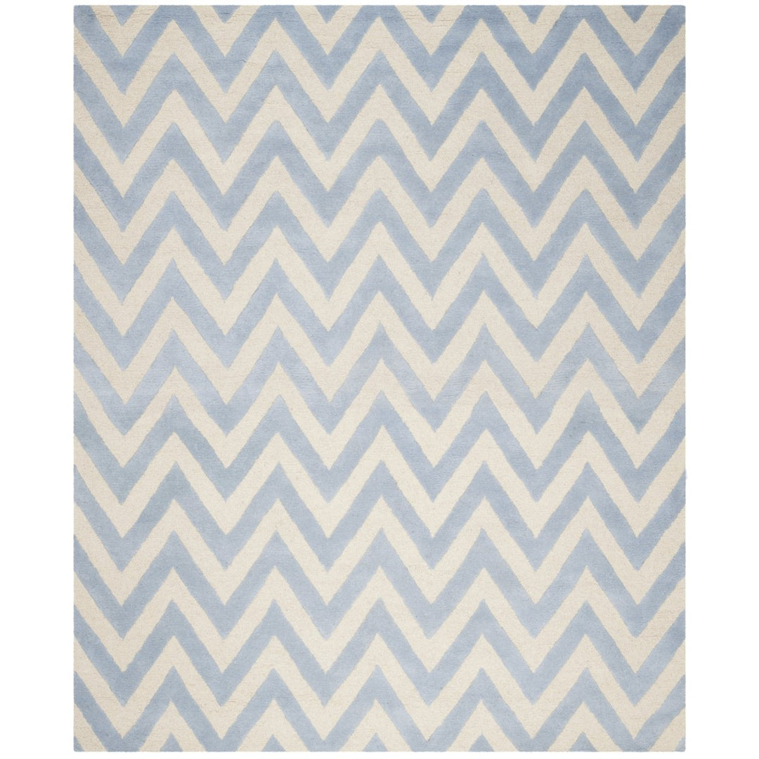 SAFAVIEH Cambridge CAM139A Light Blue / Ivory Rug Image 1