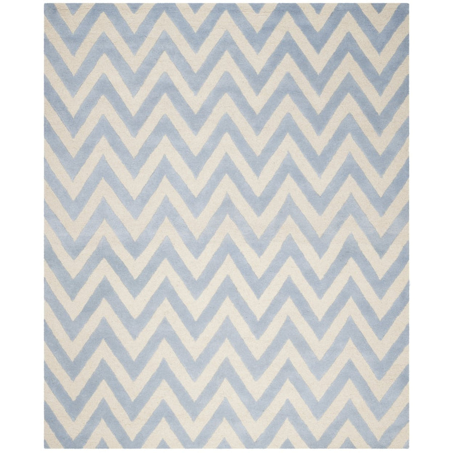 SAFAVIEH Cambridge CAM139A Light Blue / Ivory Rug Image 1