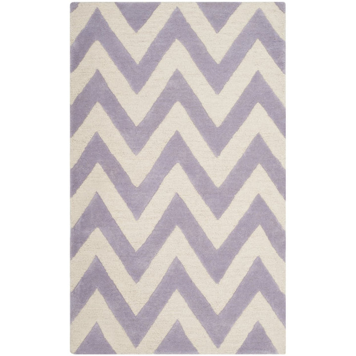 SAFAVIEH Cambridge CAM139C Lavender / Ivory Rug Image 9