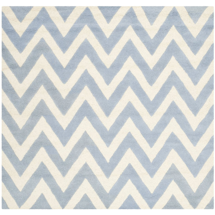 SAFAVIEH Cambridge CAM139A Light Blue / Ivory Rug Image 6