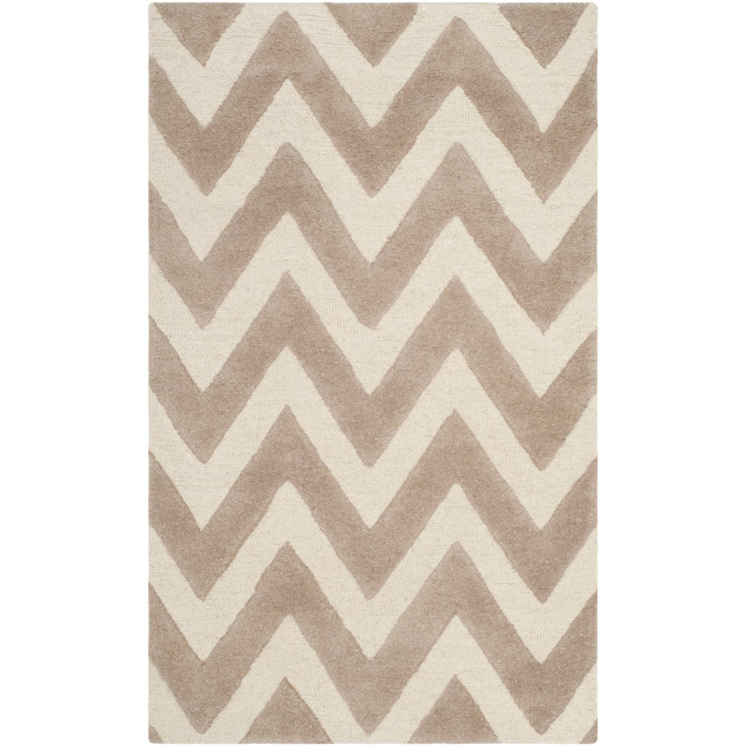 SAFAVIEH Cambridge CAM139J Handmade Beige / Ivory Rug Image 2