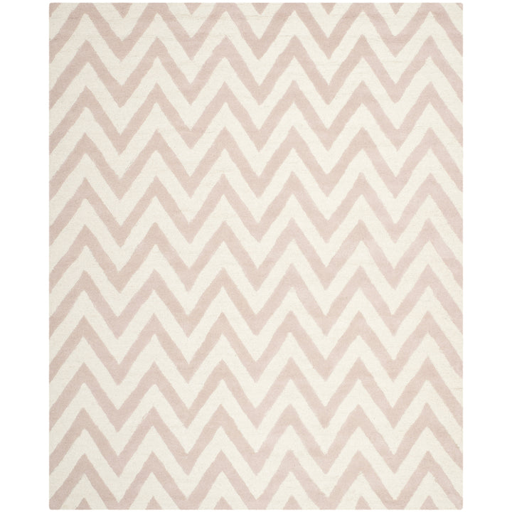 SAFAVIEH Cambridge CAM139M Light Pink / Ivory Rug Image 1