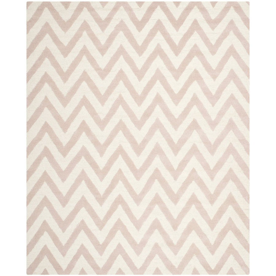 SAFAVIEH Cambridge CAM139M Light Pink / Ivory Rug Image 1