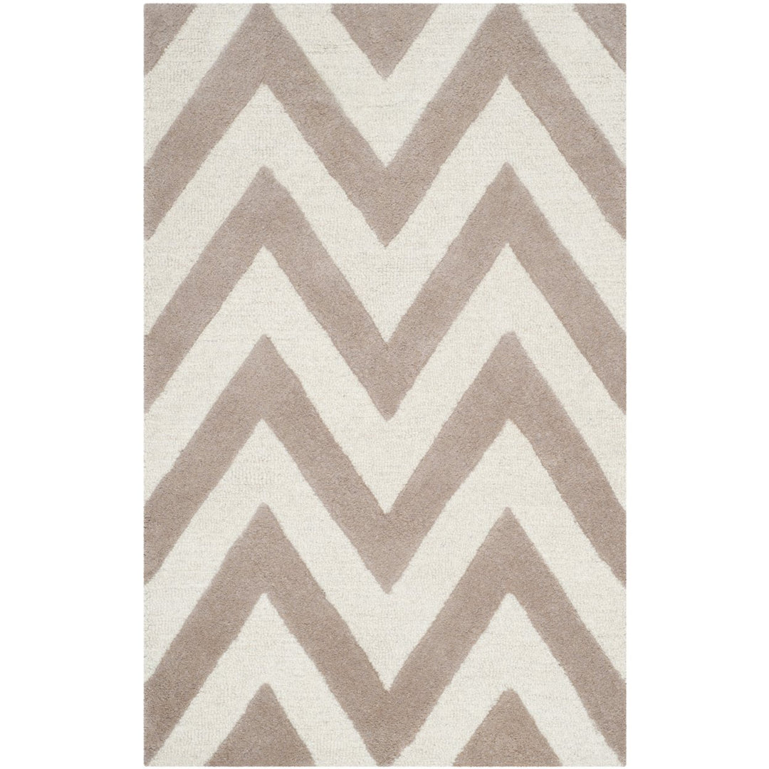 SAFAVIEH Cambridge CAM139J Handmade Beige / Ivory Rug Image 3