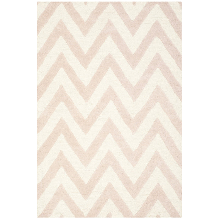 SAFAVIEH Cambridge CAM139M Light Pink / Ivory Rug Image 2