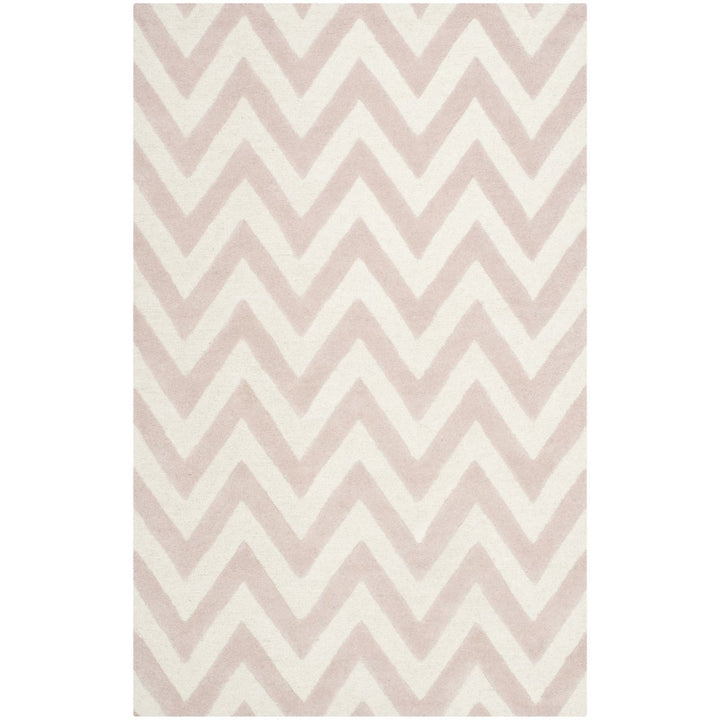 SAFAVIEH Cambridge CAM139M Light Pink / Ivory Rug Image 1