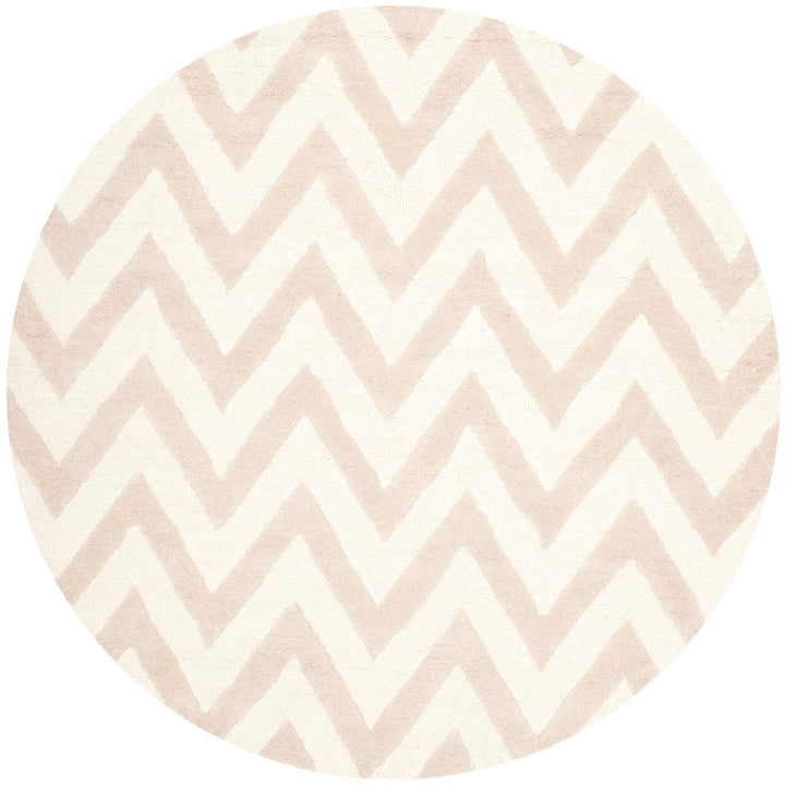 SAFAVIEH Cambridge CAM139M Light Pink / Ivory Rug Image 1