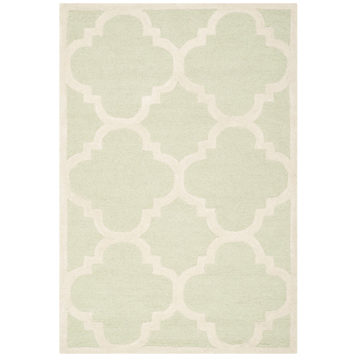 SAFAVIEH Cambridge CAM140B Light Green / Ivory Rug Image 5