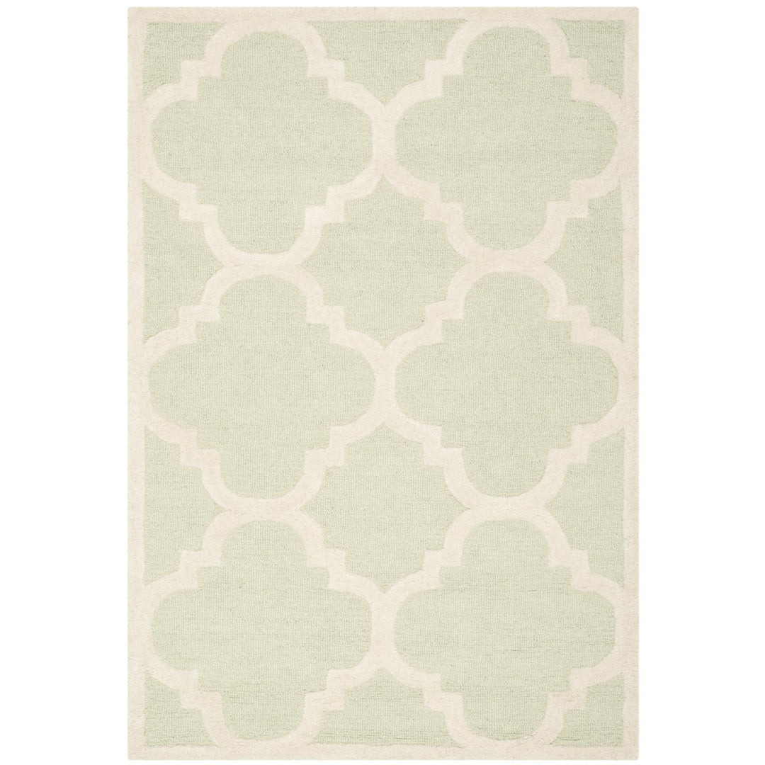 SAFAVIEH Cambridge CAM140B Light Green / Ivory Rug Image 1