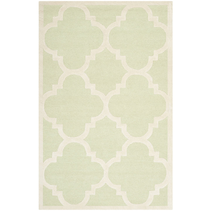 SAFAVIEH Cambridge CAM140B Light Green / Ivory Rug Image 6