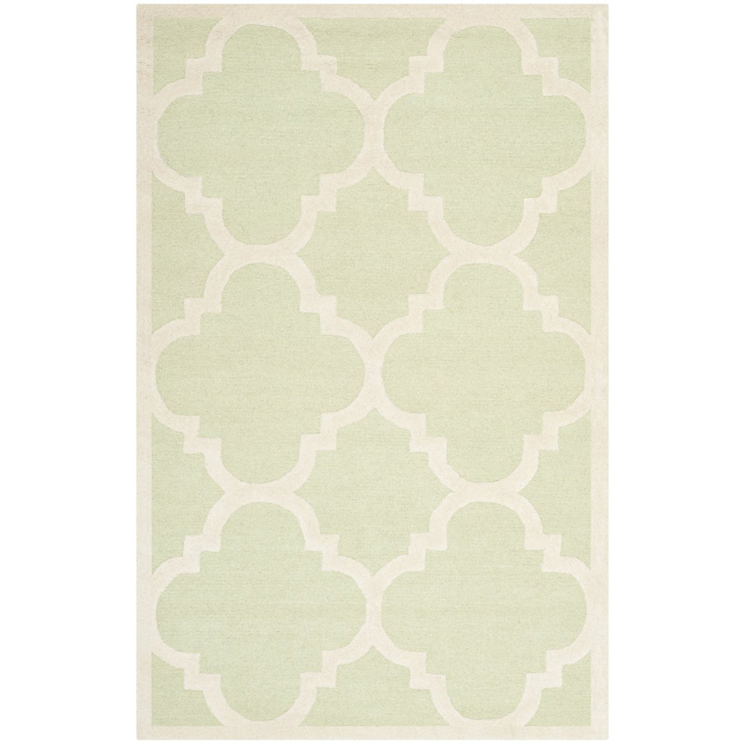 SAFAVIEH Cambridge CAM140B Light Green / Ivory Rug Image 1