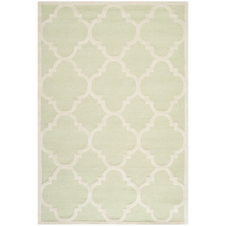 SAFAVIEH Cambridge CAM140B Light Green / Ivory Rug Image 1