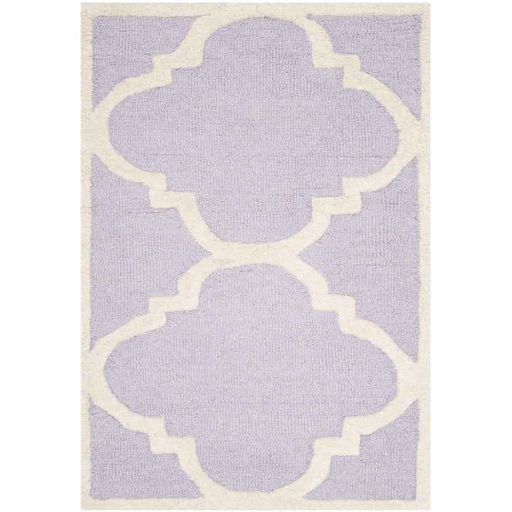 SAFAVIEH Cambridge CAM140C Lavender / Ivory Rug Image 1