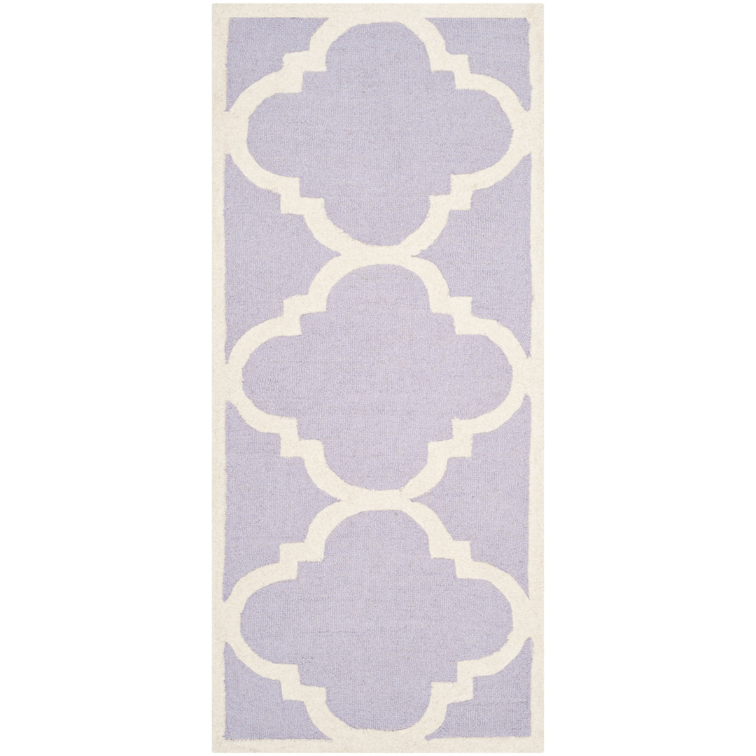 SAFAVIEH Cambridge CAM140C Lavender / Ivory Rug Image 3