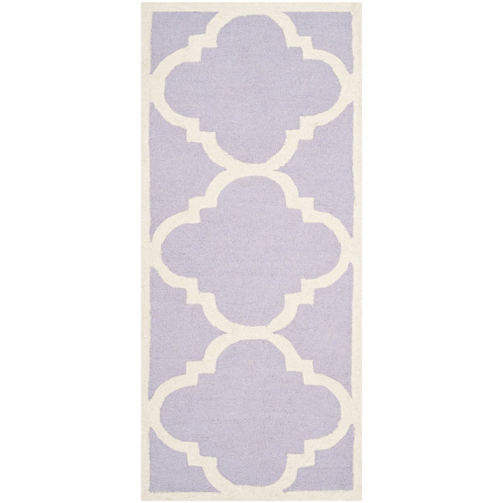 SAFAVIEH Cambridge CAM140C Lavender / Ivory Rug Image 1