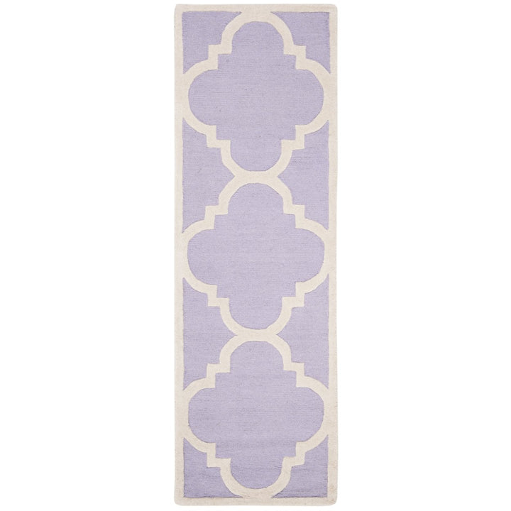 SAFAVIEH Cambridge CAM140C Lavender / Ivory Rug Image 4