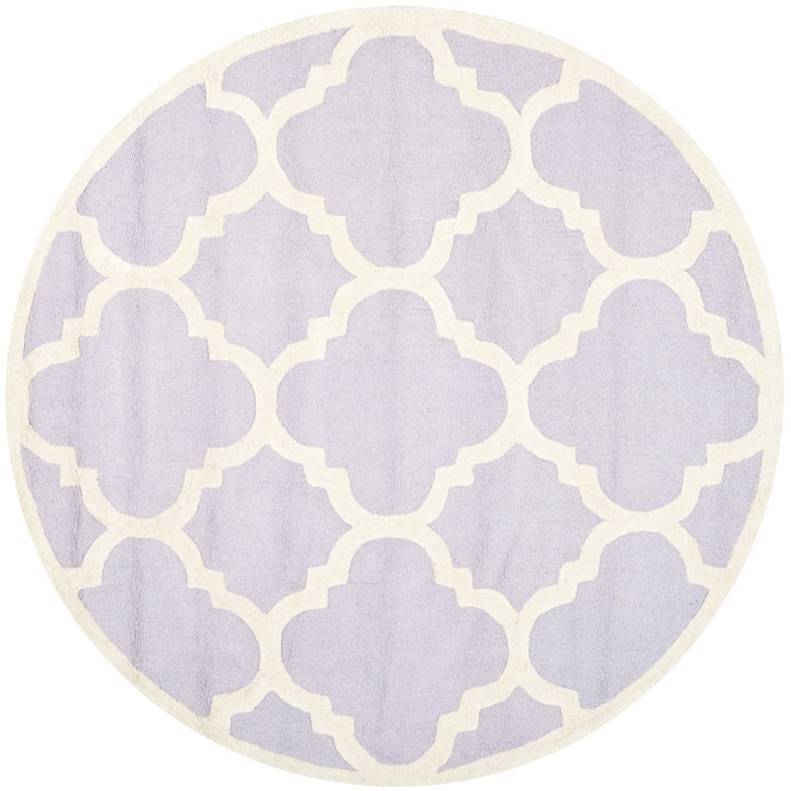 SAFAVIEH Cambridge CAM140C Lavender / Ivory Rug Image 8