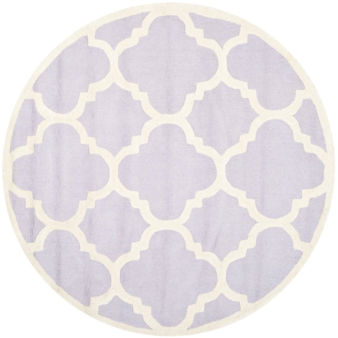 SAFAVIEH Cambridge CAM140C Lavender / Ivory Rug Image 1