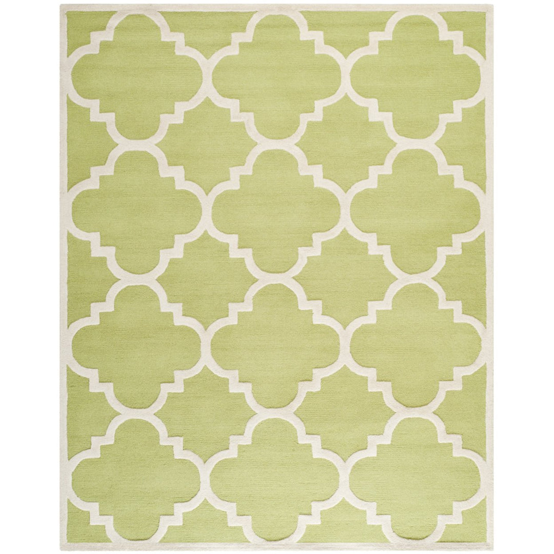 SAFAVIEH Cambridge CAM140T Handmade Green / Ivory Rug Image 1