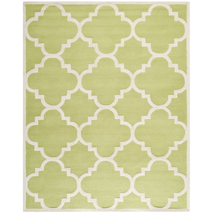 SAFAVIEH Cambridge CAM140T Handmade Green / Ivory Rug Image 1