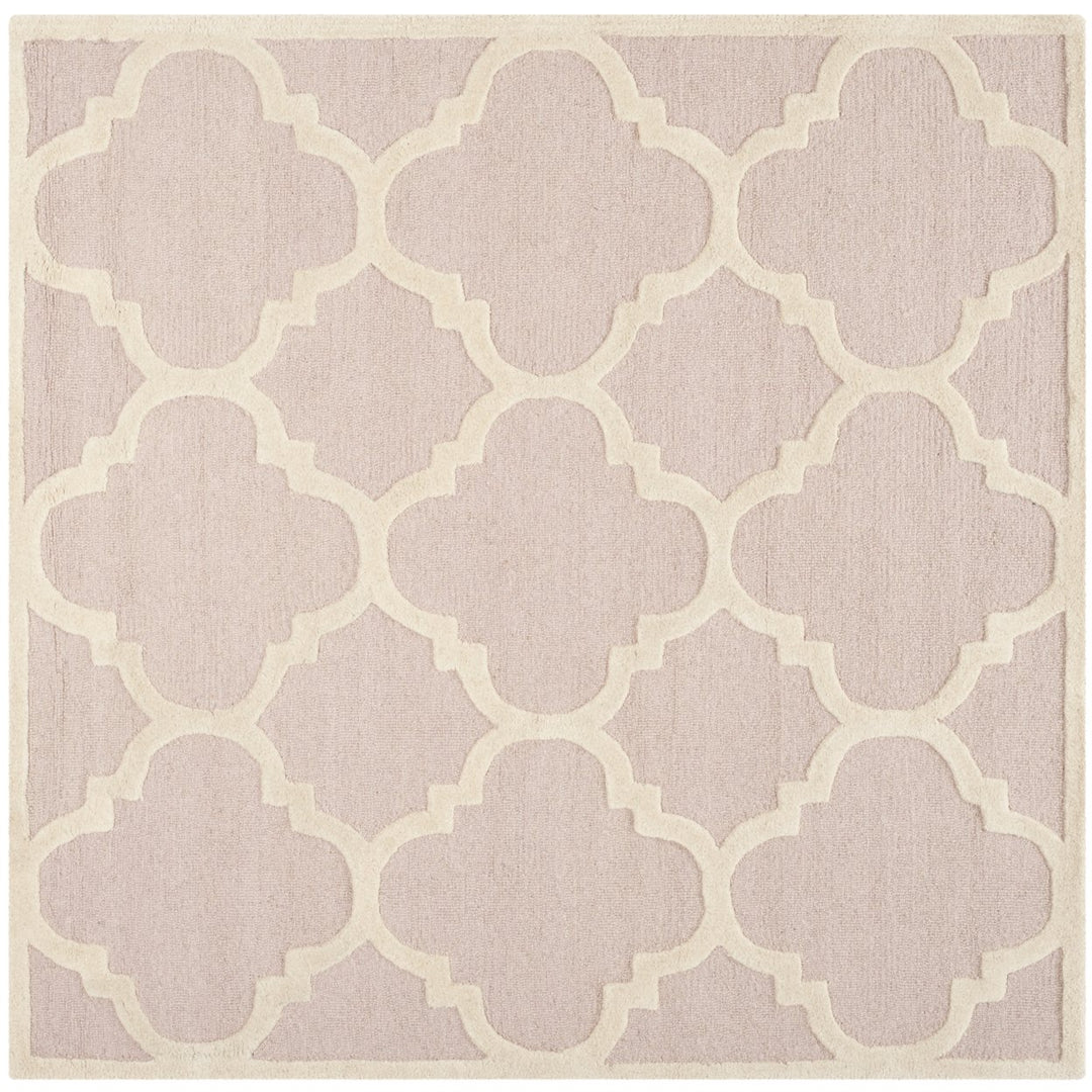 SAFAVIEH Cambridge CAM140M Light Pink / Ivory Rug Image 6