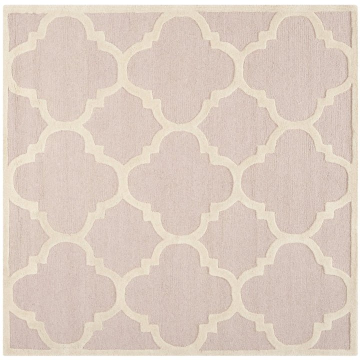 SAFAVIEH Cambridge CAM140M Light Pink / Ivory Rug Image 6