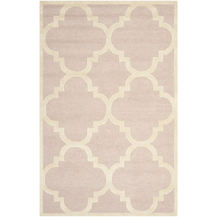 SAFAVIEH Cambridge CAM140M Light Pink / Ivory Rug Image 10