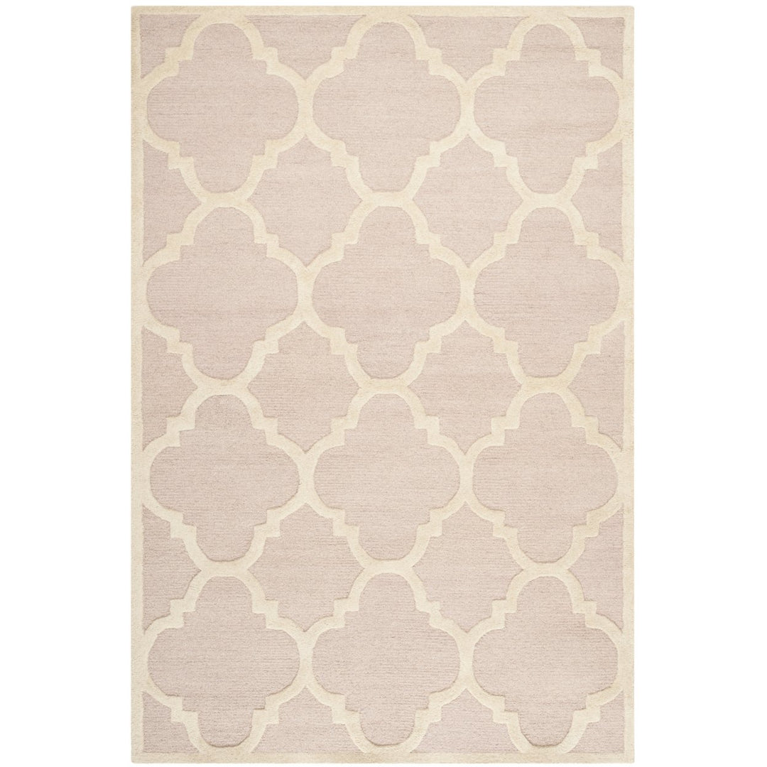 SAFAVIEH Cambridge CAM140M Light Pink / Ivory Rug Image 11