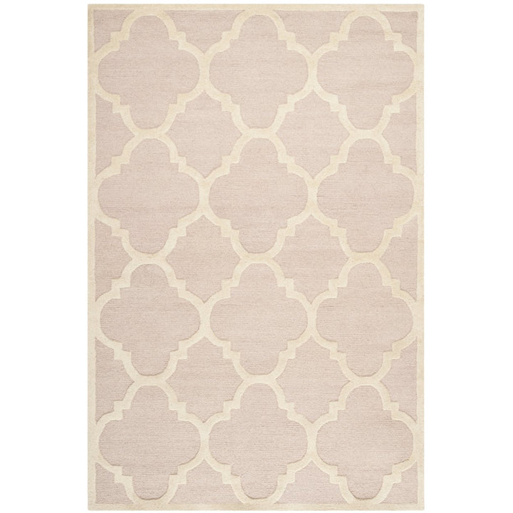 SAFAVIEH Cambridge CAM140M Light Pink / Ivory Rug Image 11