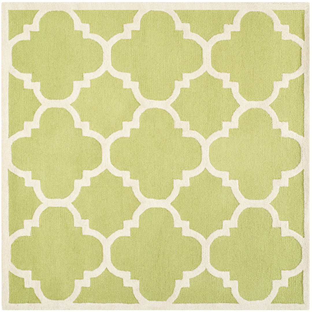 SAFAVIEH Cambridge CAM140T Handmade Green / Ivory Rug Image 9