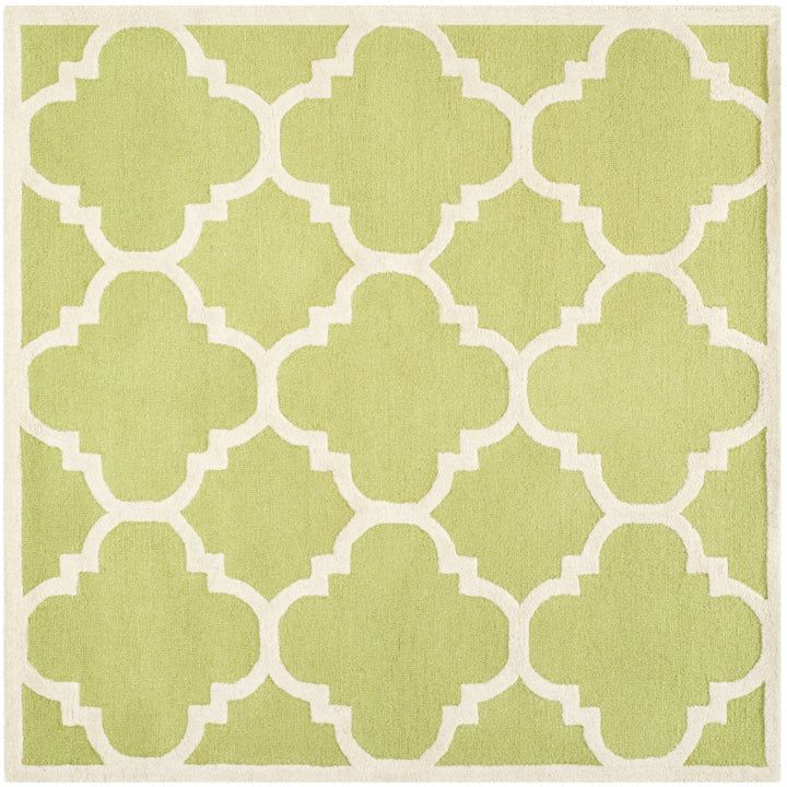 SAFAVIEH Cambridge CAM140T Handmade Green / Ivory Rug Image 1