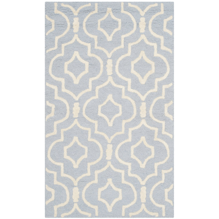 SAFAVIEH Cambridge CAM141A Light Blue / Ivory Rug Image 3