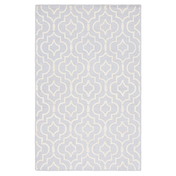 SAFAVIEH Cambridge CAM141A Light Blue / Ivory Rug Image 5