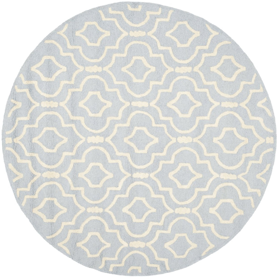 SAFAVIEH Cambridge CAM141A Light Blue / Ivory Rug Image 1