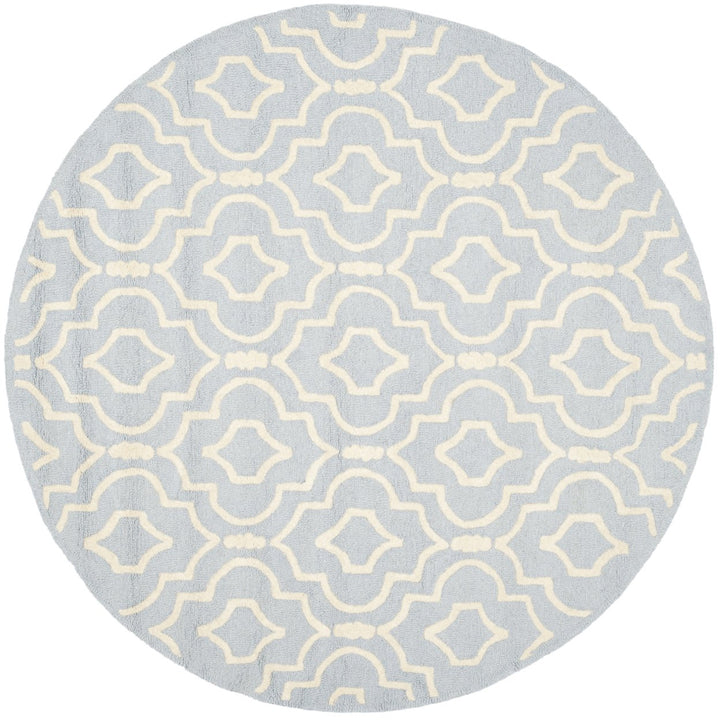 SAFAVIEH Cambridge CAM141A Light Blue / Ivory Rug Image 1