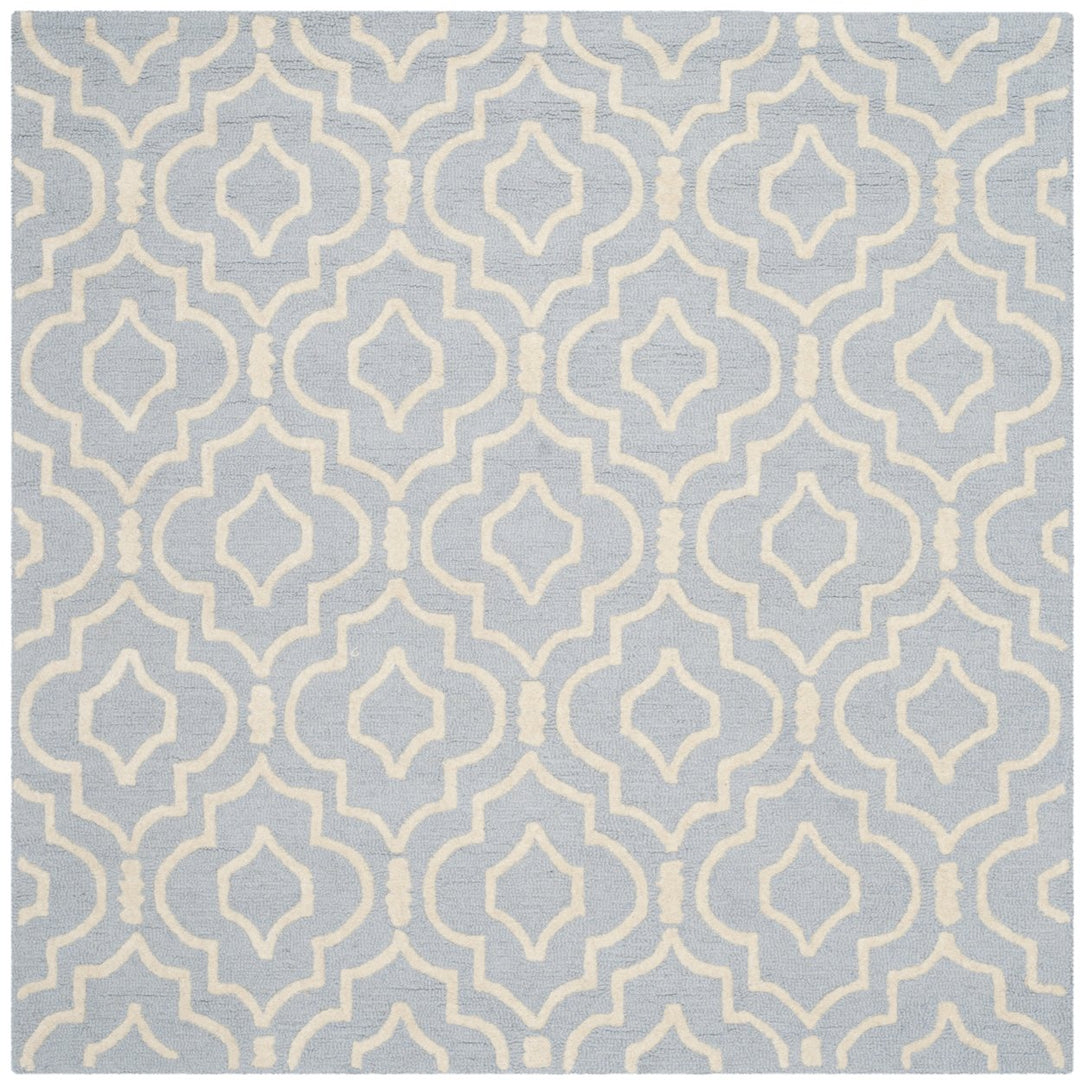 SAFAVIEH Cambridge CAM141A Light Blue / Ivory Rug Image 1